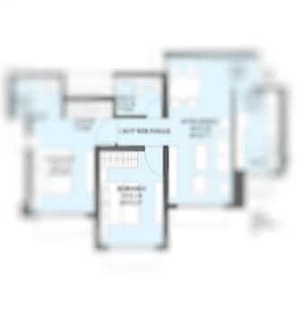 Mahindra Santacruz West 2BHK Plan