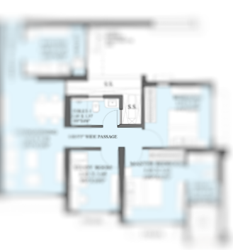 Mahindra Santacruz West 2BHK Plan